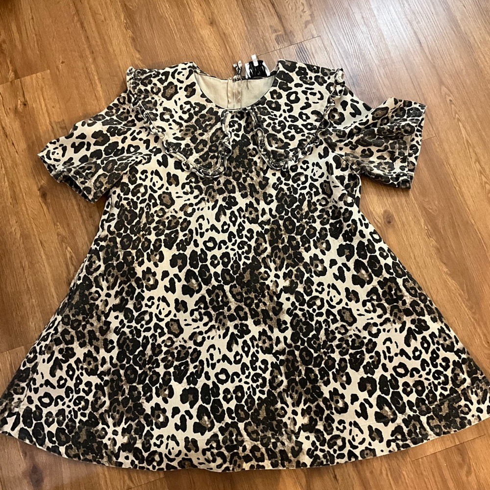 Leopard Print Mini Dress
